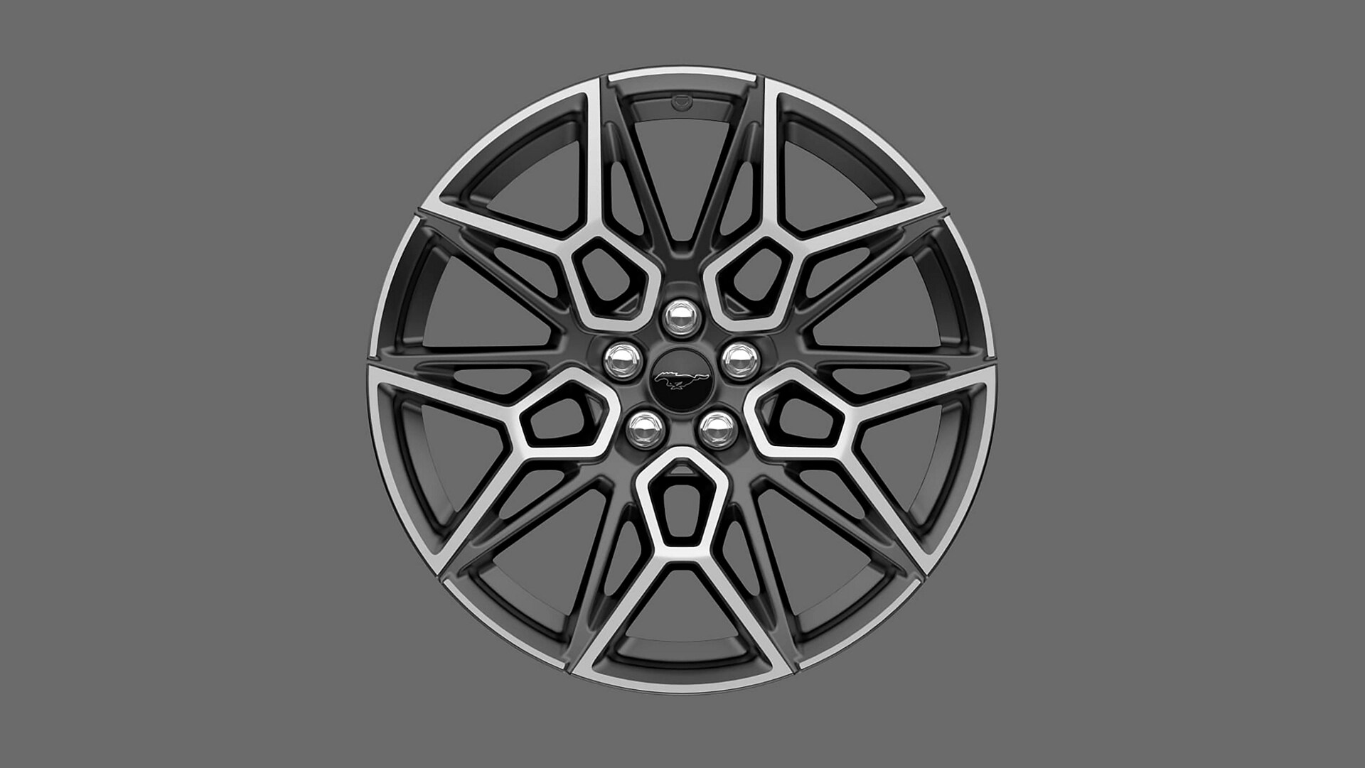 20-inch Machined-Face Aluminum Wheels With Carbonized Grey-Painted Pockets