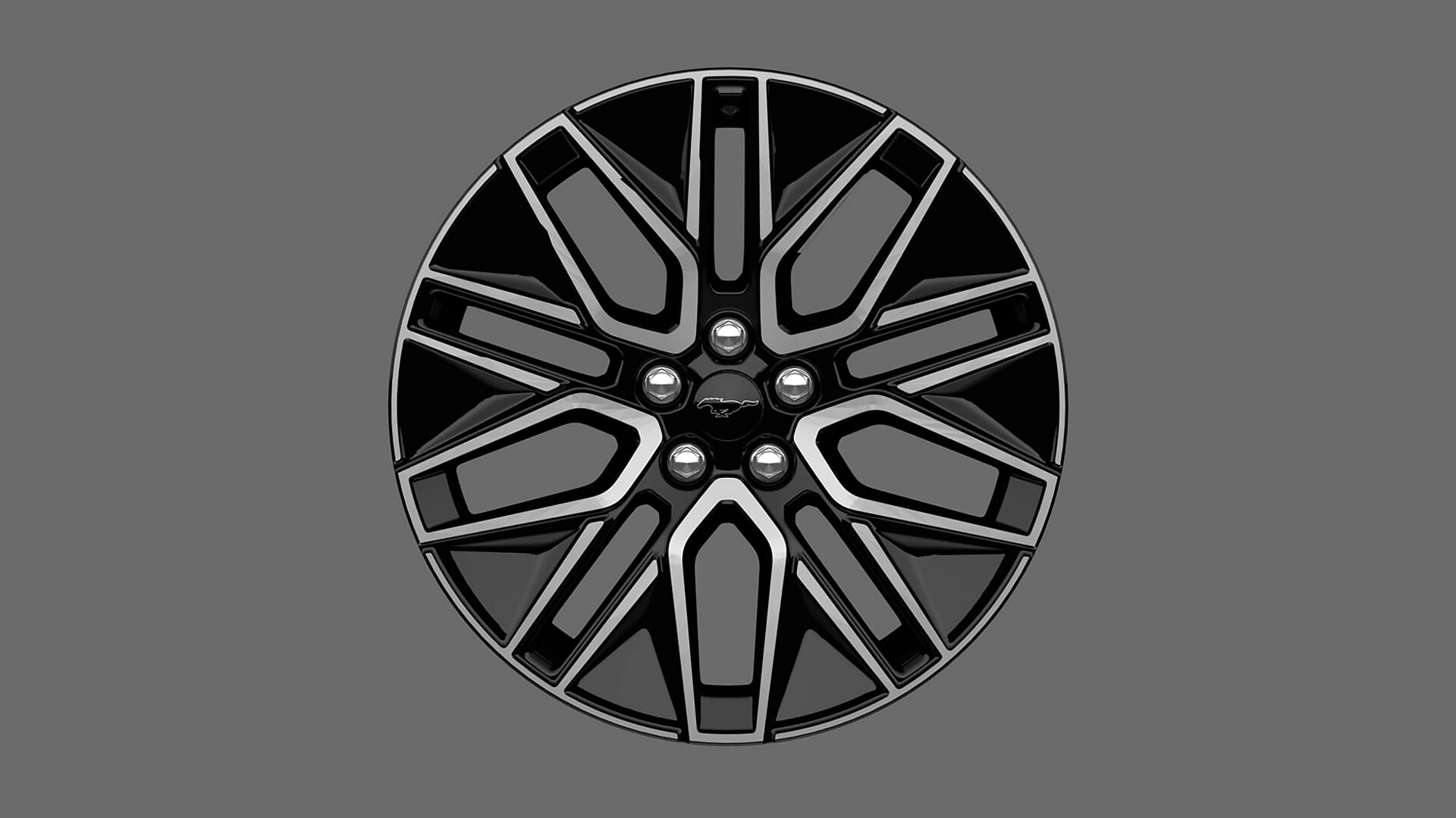 19-inch Bright Machined-Face Aluminum Wheels With Black-Painted Pockets
