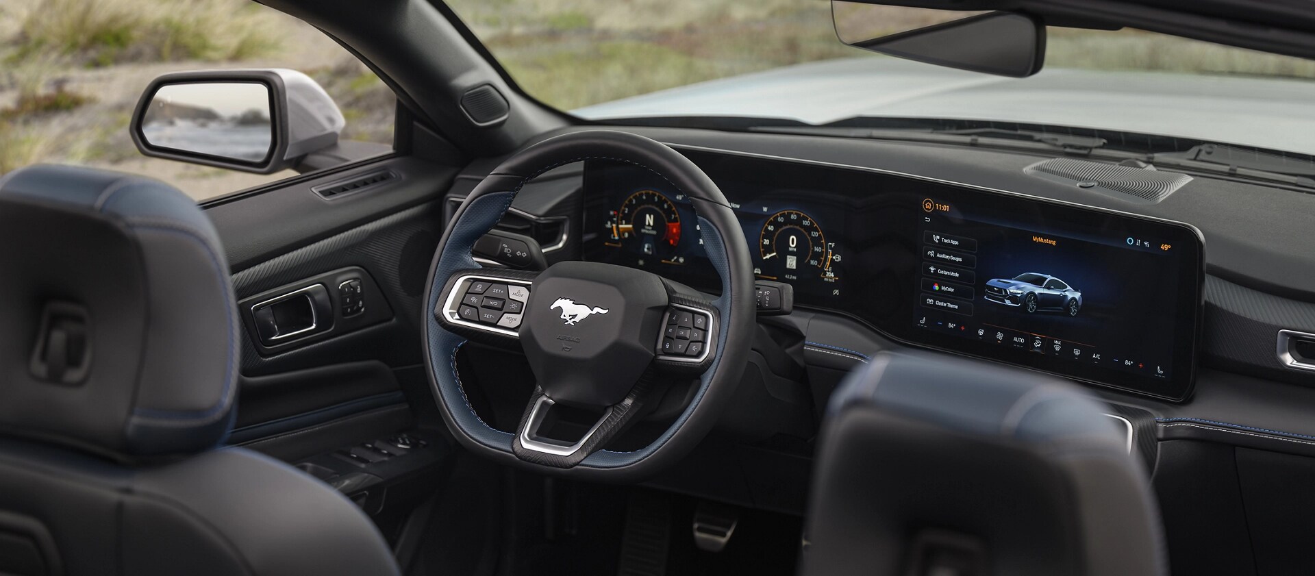 2025 Ford Mustang® GT California Special® convertible interior
