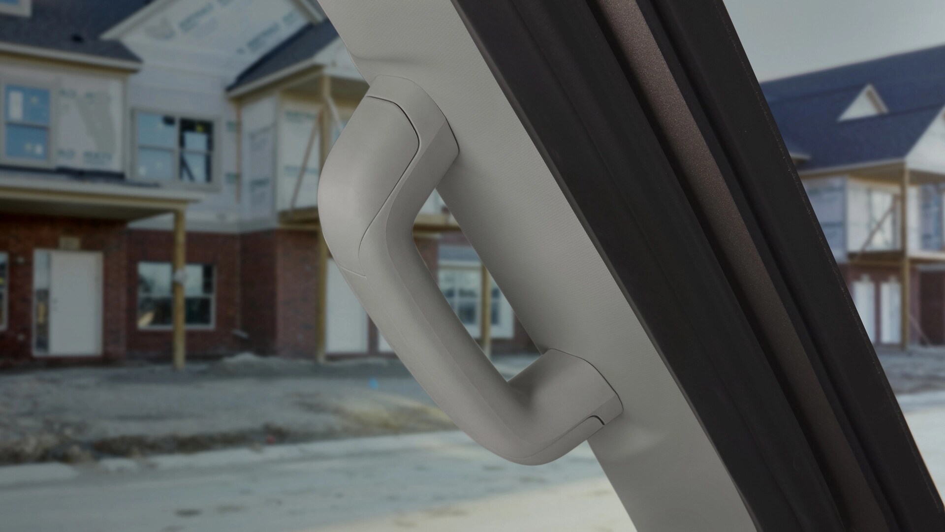 Close-up of the 2025 Ford Transit ® Van grab handle