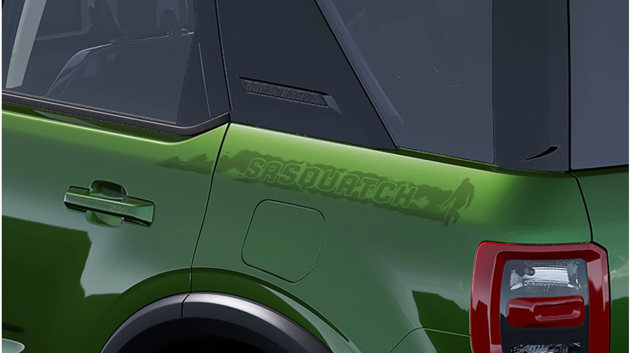 2025 Ford Bronco Sport® showing graphics on back quarter panel of vehicle