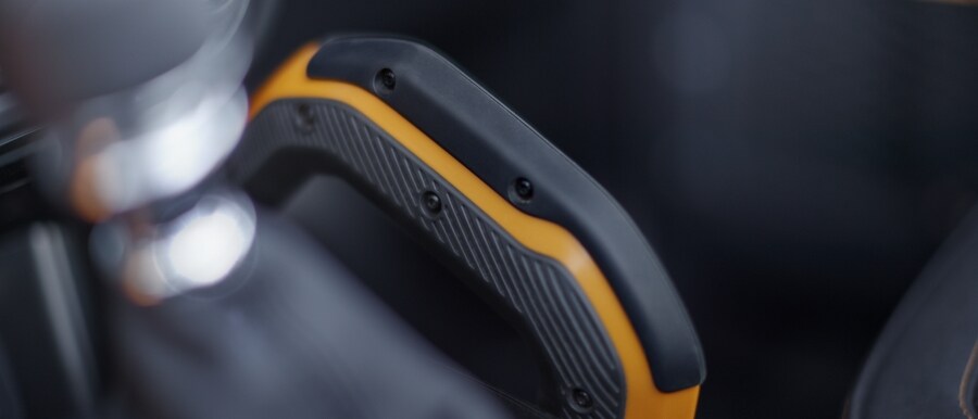 Close-up view of the 2023 Ford Bronco® grab handle