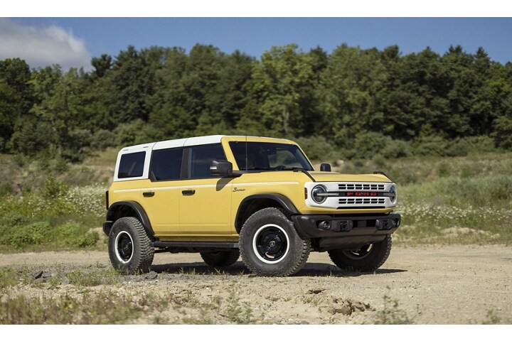 A 2023 Ford Bronco® Heritage Limited Edition in Yellowstone