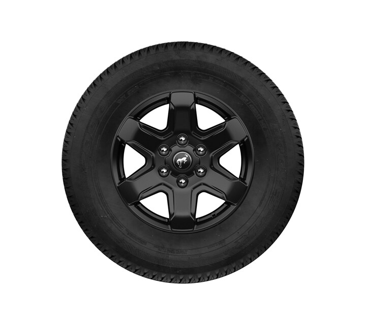 Available 17” Black High Gloss-painted Aluminum wheel