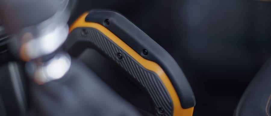 Close-up view of the 2024 Ford Bronco® grab handle