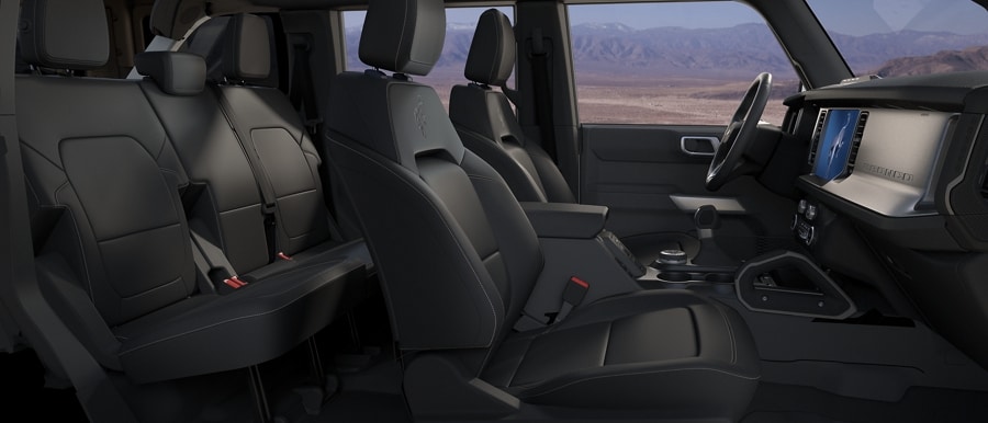 2024 Ford Bronco® interior with marine-grade vinyl seats