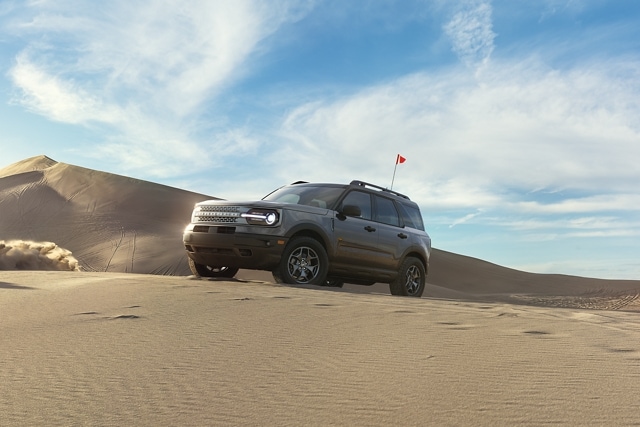 2023 Ford Bronco® Sport SUV being driven across sandy terrain