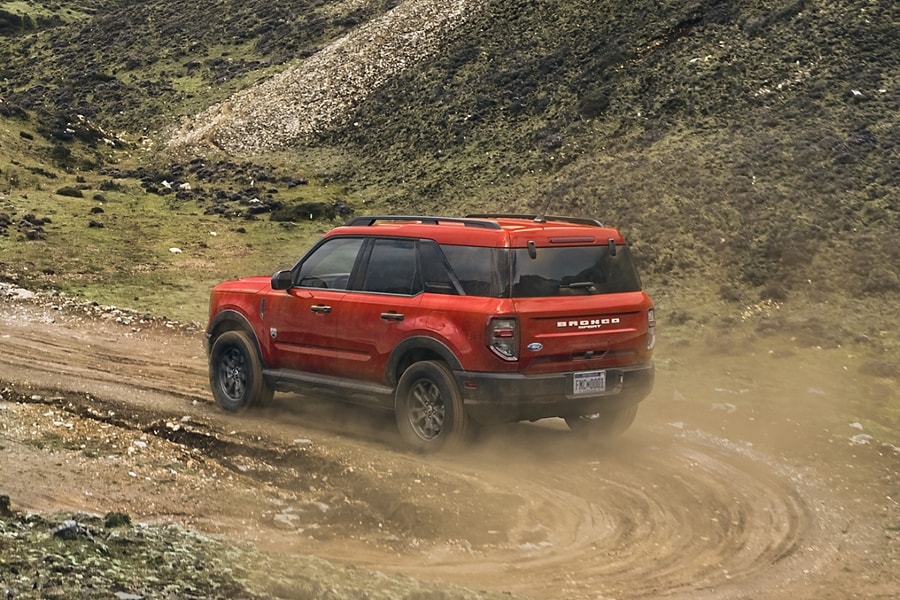 2023 Ford Bronco® Sport being driven on a dirt road