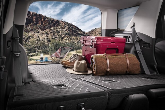 2023 Ford Bronco® Sport SUV with equipment and clothing in the back