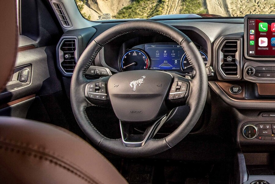 Interior shot of the 2023 Ford Bronco® Sport SUV