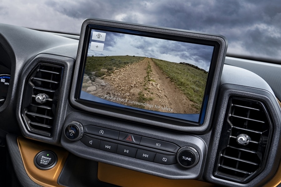 2023 Ford Bronco® Sport SUV screen showing navigation