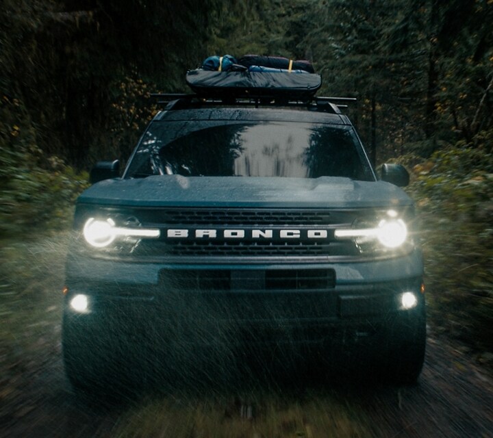 2023 Ford Bronco® Sport front end showcasing the headlamps