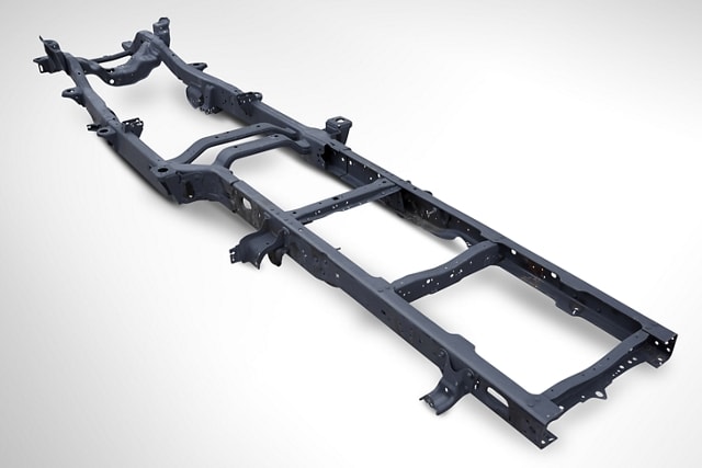 Close-up of High-strength steel frame