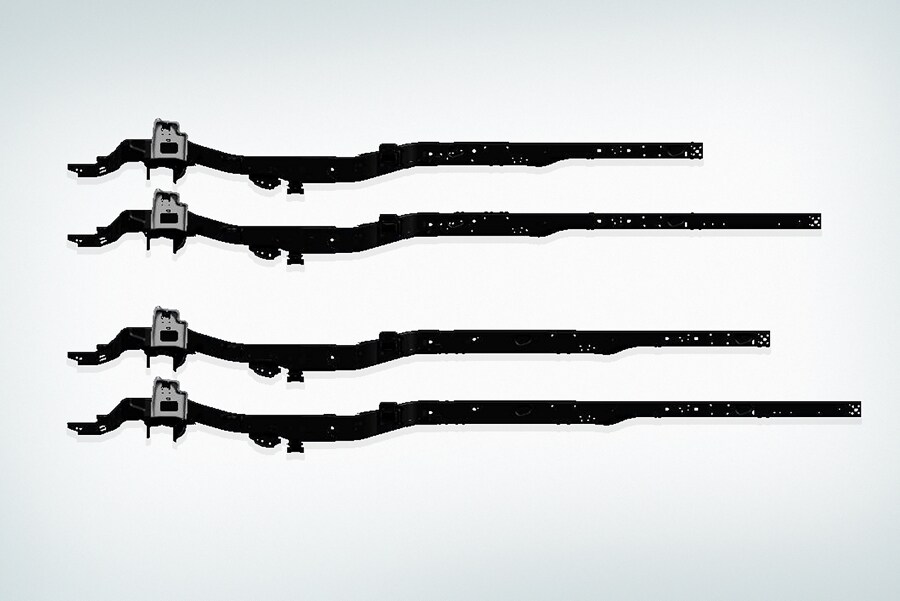 Available aft-axle frame extensions