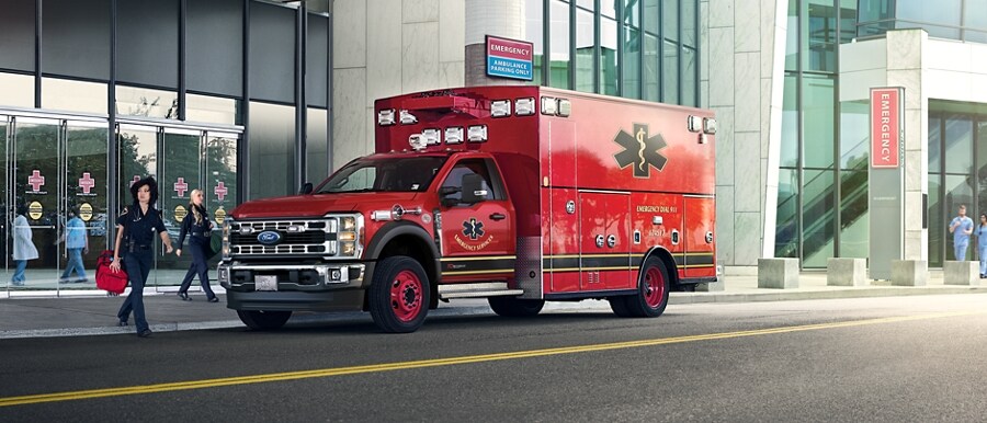 2023 Ford Super Duty® Chassis Cab with the Ambulance Prep Package