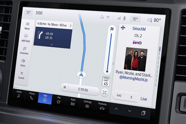 2023 Ford Super Duty® Chassis Cab Interior Touchscreen Display