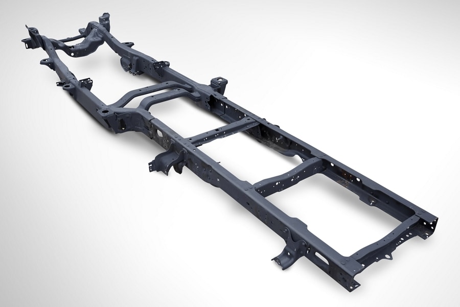 A 2025 Ford Super Duty® High-Strength All Steel Frame