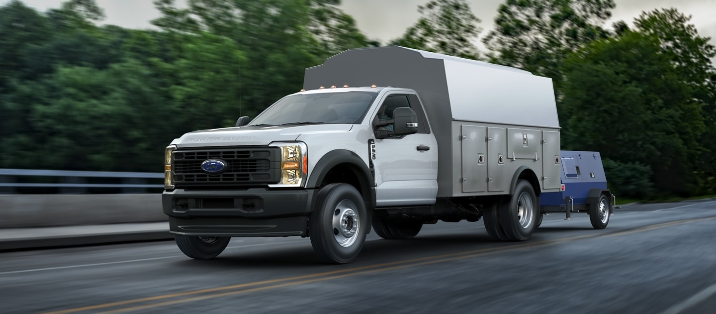 2025 Ford Super Duty® being driven on a highway