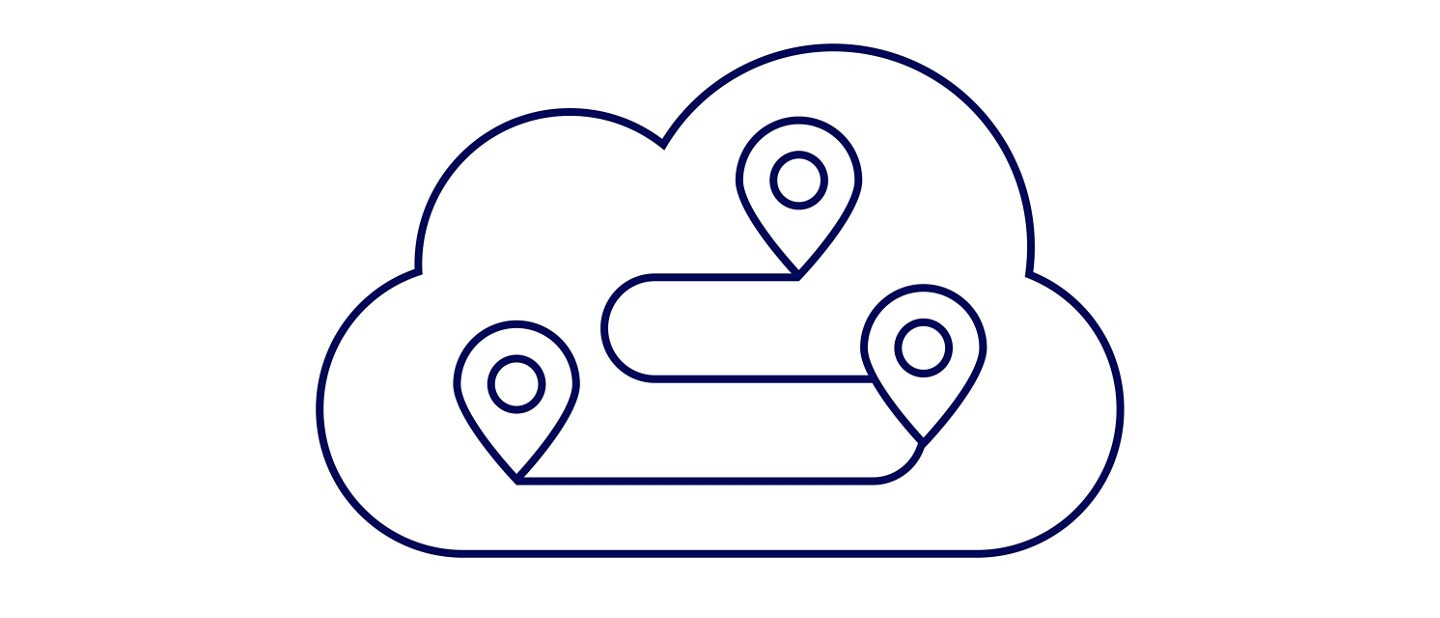 Line diagram of the E-Telematics screen