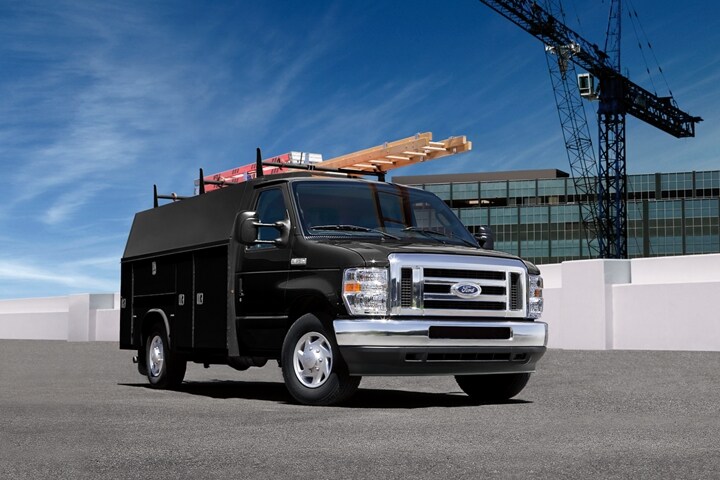 2025 Ford E-Series Cutaway E-450 with Exterior Upgrade Package and Service Utility Van upfit