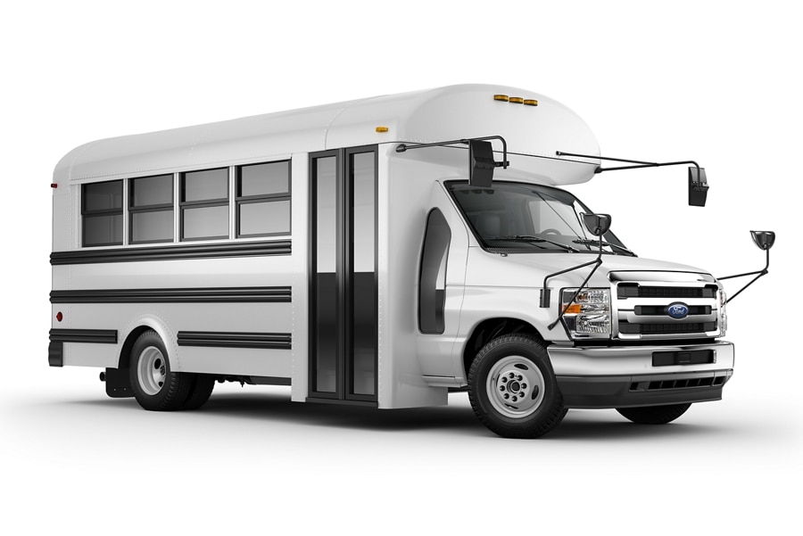 2026 Ford E-Series Cutaway with multifunction school bus body