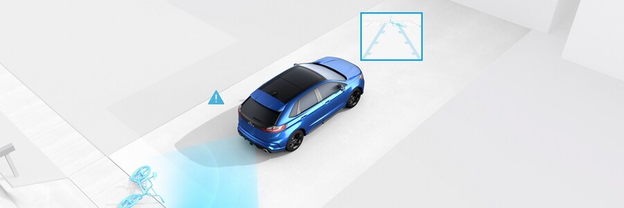 Graphic demonstrating Rear View Camera