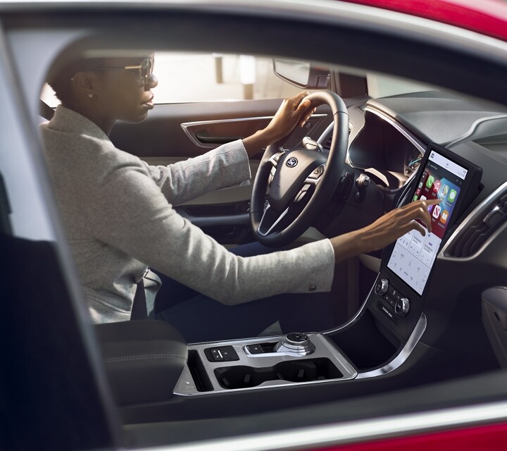Interior view of 2024 Ford Edge® console