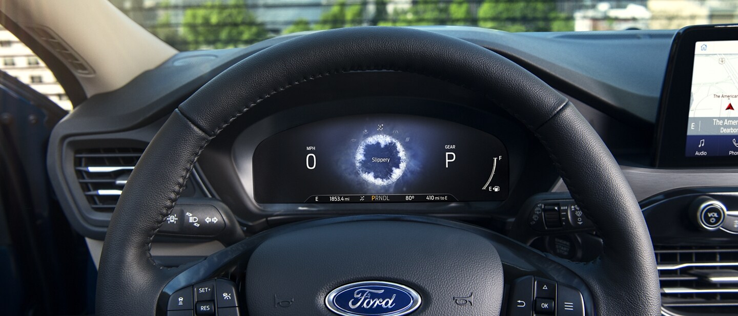 2021 Ford Escape in Slippery Mode