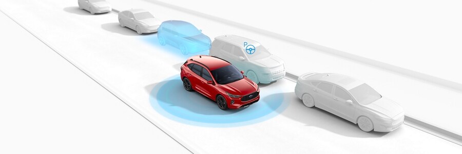 Still frame of available Active Park Assist 2.0 in use