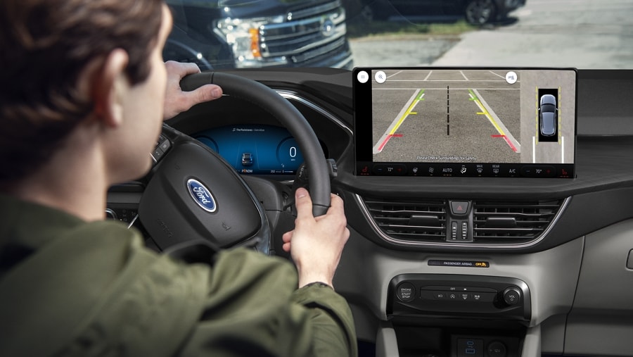 Close-up view of the 2024 Ford Escape® 360-Degree Camera in use
