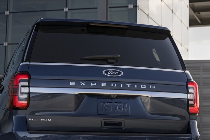The rear of a 2023 Ford Expedition SUV