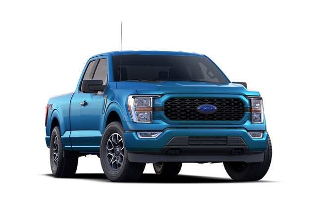 A 2021 Ford F 1 50 with the S T X Appearance Package