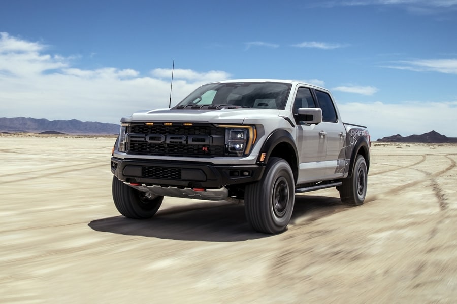 2023 Ford F-150® Raptor® R being driven in the desert