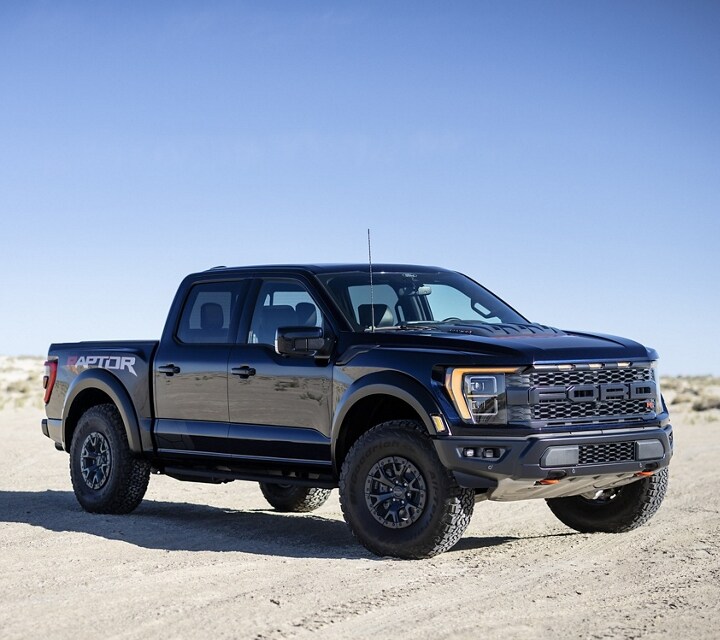 2023 Ford F-150® Raptor® R truck parked in the desert
