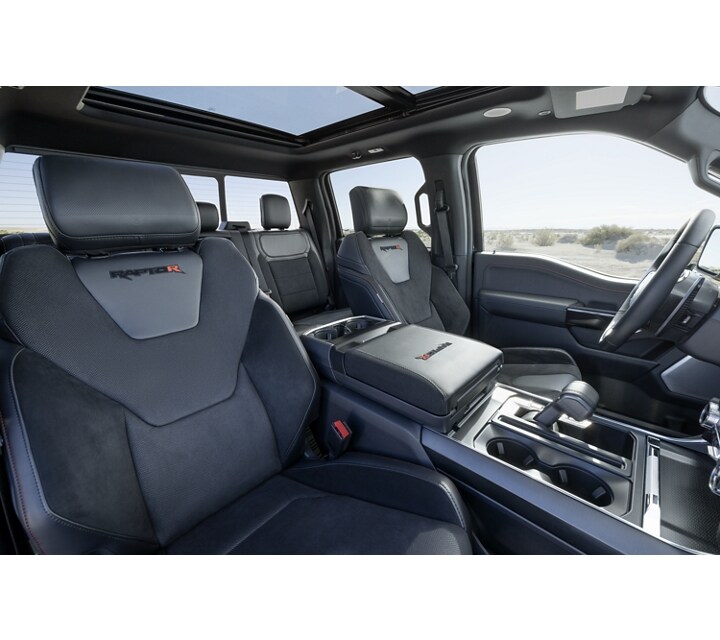 Interior of the 2023 Ford F-150® Raptor® R