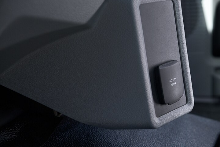 2023 Ford medium duty 110-volt AC outlet