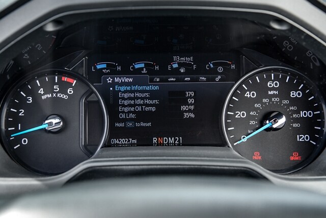 2024 Ford Medium Duty Intelligent Oil-Life Monitor® on LCD productivity screen
