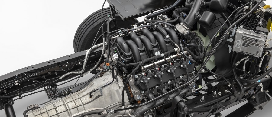 2025 Ford F-59 Stripped Chassis 7.3L V8 engine