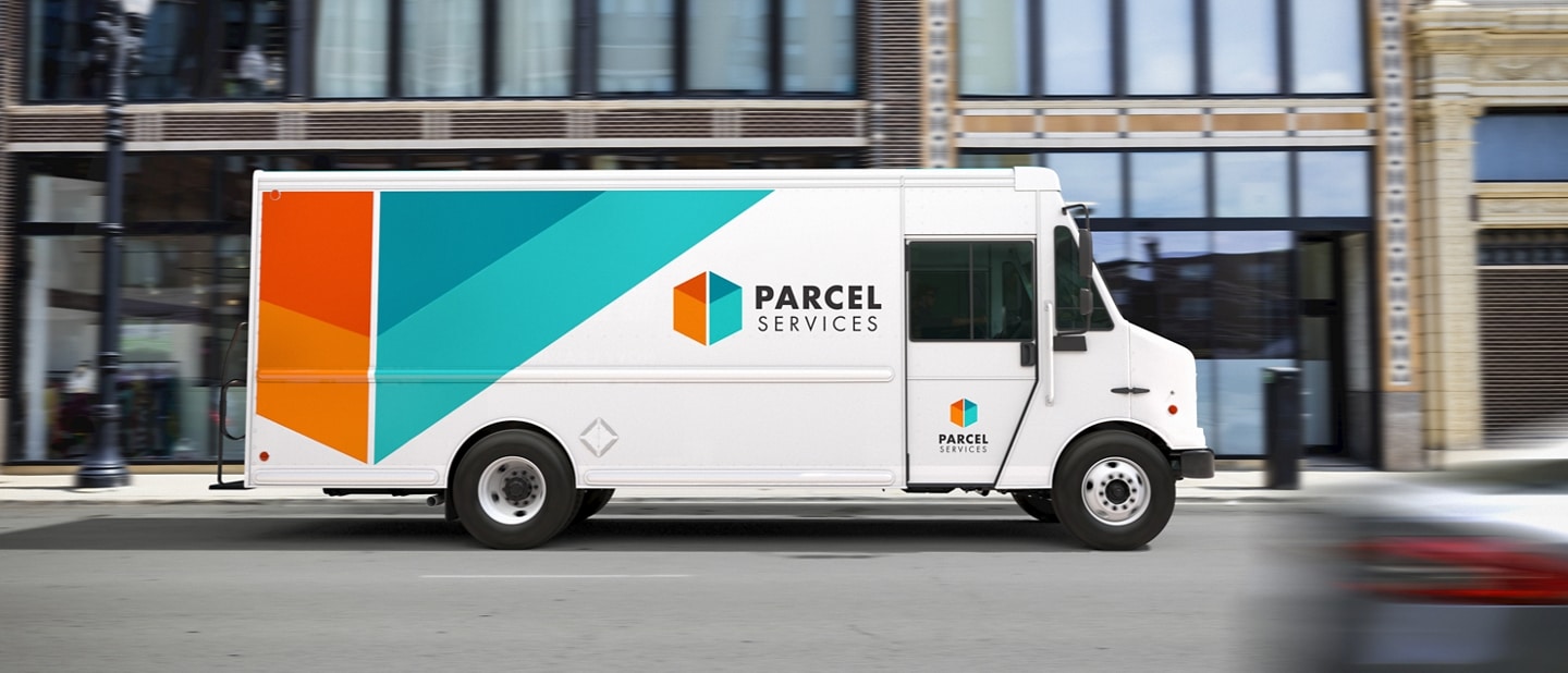 Parcel Delivery Package for a 2025 Ford F-59 Commercial Stripped Chassis