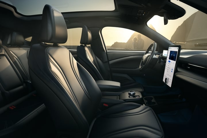 Interior of a 2023 Ford Mustang Mach-E®
