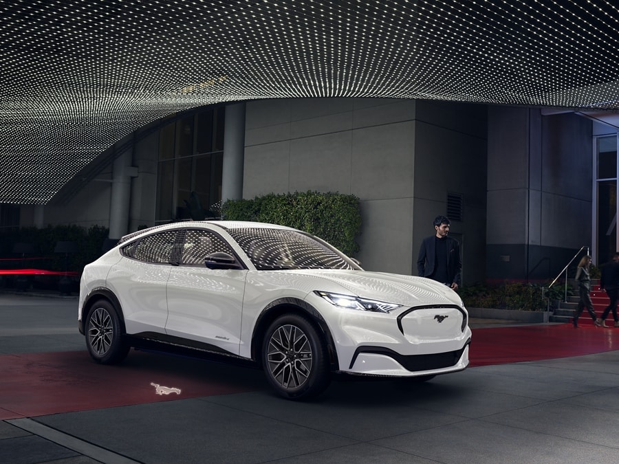 2024 Ford Mustang Mach-E® parked in profile