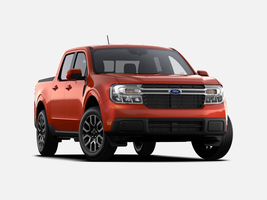 A red 2024 Ford Maverick® pickup truck