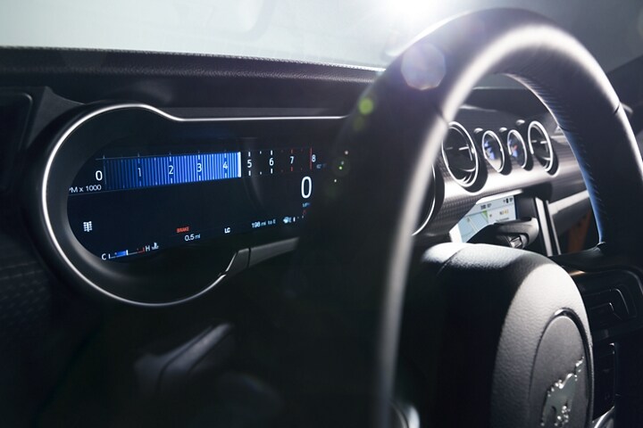 2023 Ford Mustang® coupe 12-inch digital LCD instrument cluster