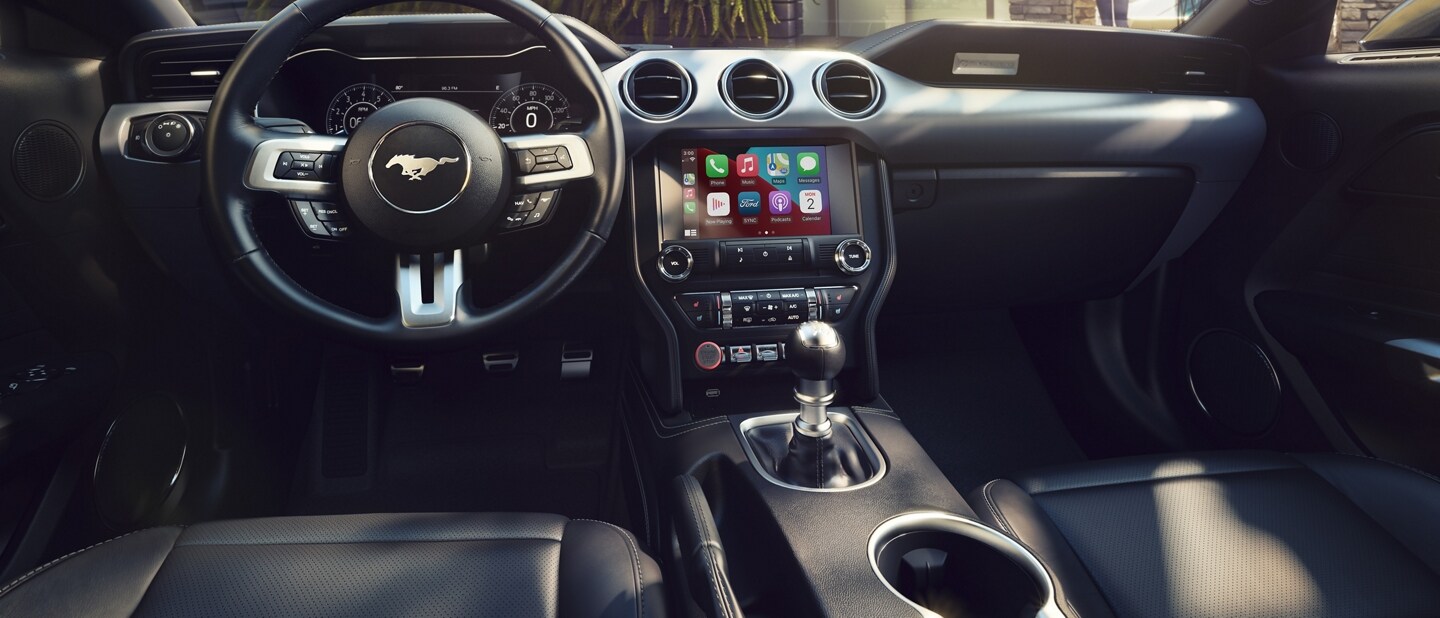 View of a 2023 Ford Mustang® coupe interior
