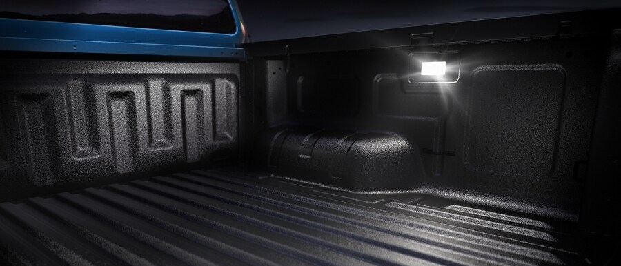 Close-up of 2024 Ford Ranger LED Bed Lighting