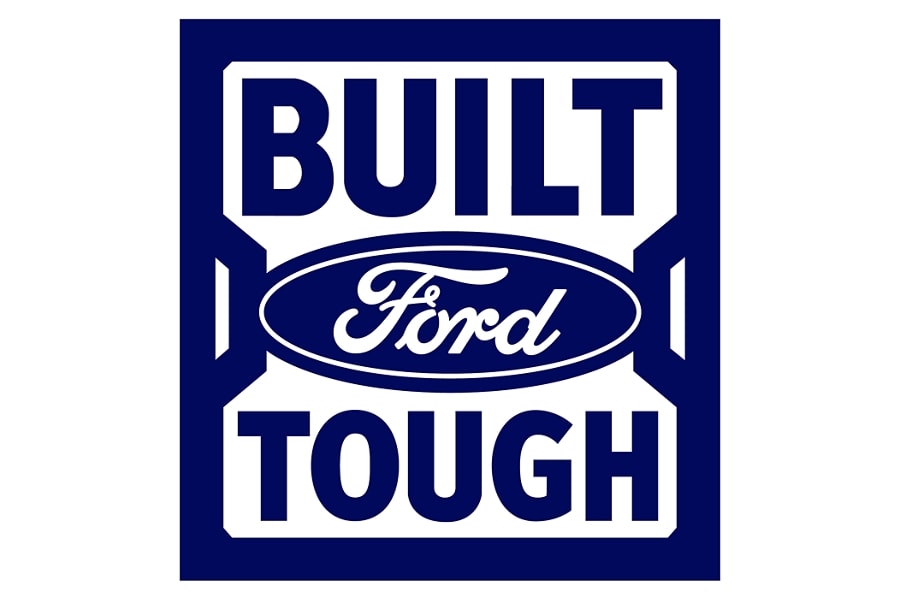 An icon of Built Ford Tough