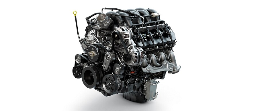The 7.3-litre gas V8 engine