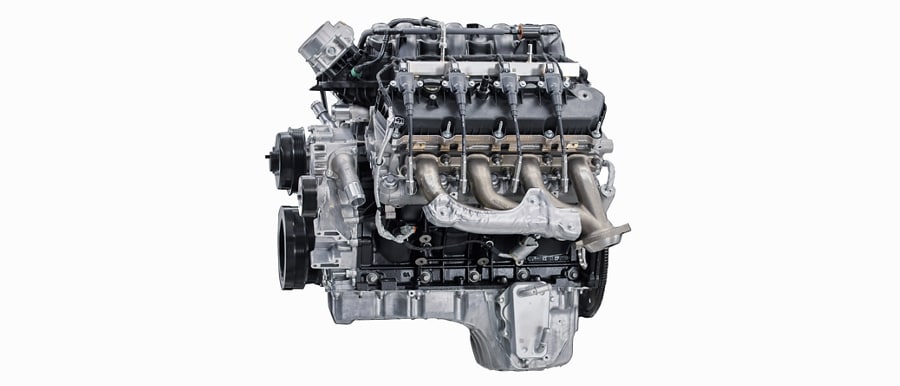 The 6.8-litre gas V8 engine