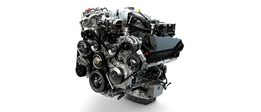 The 6.7-litre Power Stroke® V8 Turbo Diesel engine