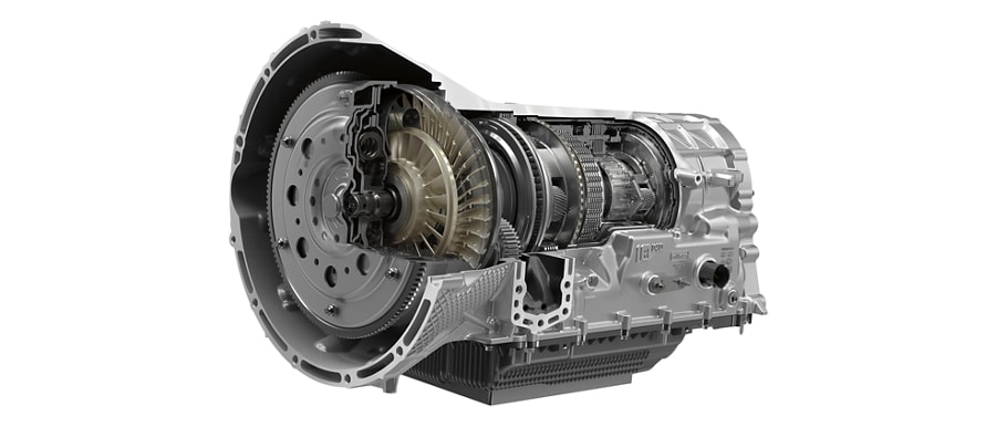 The TorqShift® 10-speed automatic transmission